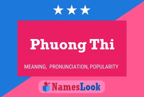 Phuong Thi Name Poster