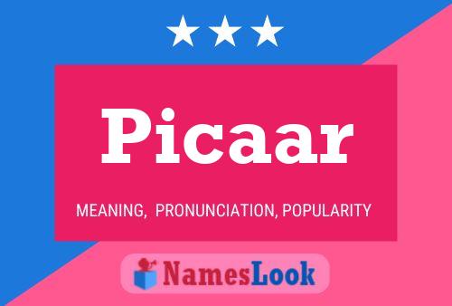 Picaar Name Poster