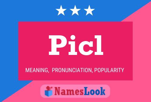 Picl Name Poster