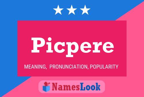 Picpere Name Poster