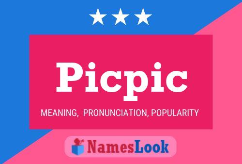 Picpic Name Poster