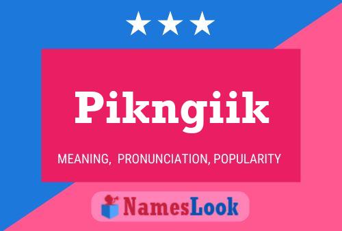 Pikngiik Name Poster