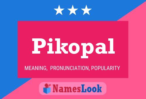 Pikopal Name Poster