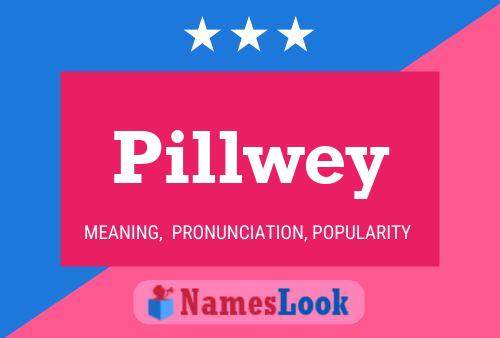 Pillwey Name Poster