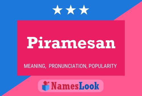 Piramesan Name Poster