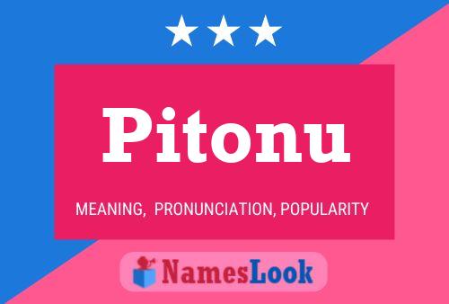 Pitonu Name Poster