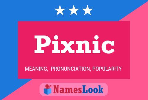 Pixnic Name Poster