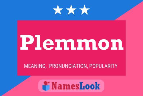 Plemmon Name Poster