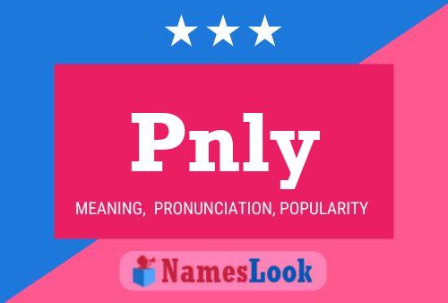 Pnly Name Poster