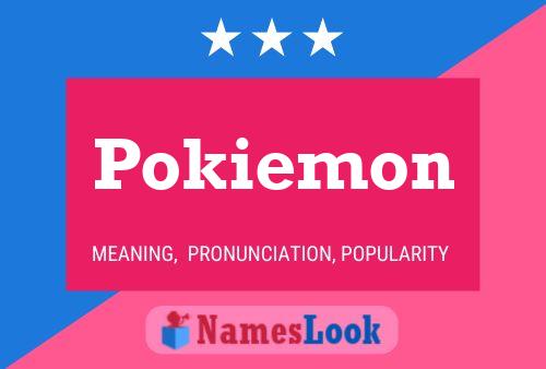 Pokiemon Name Poster