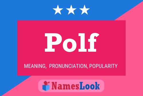 Polf Name Poster