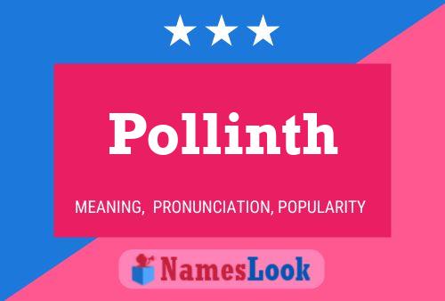 Pollinth Name Poster