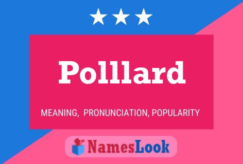 Polllard Name Poster