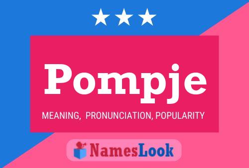 Pompje Name Poster