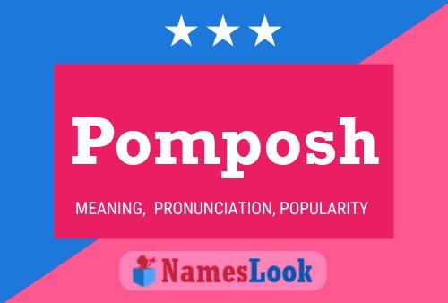 Pomposh Name Poster