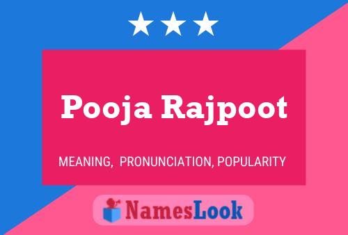 Pooja Rajpoot Name Poster