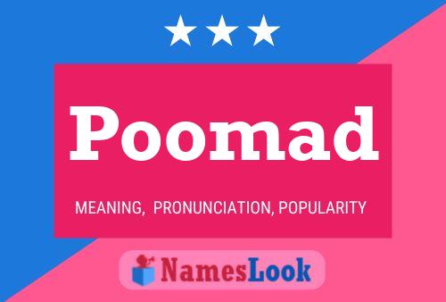 Poomad Name Poster