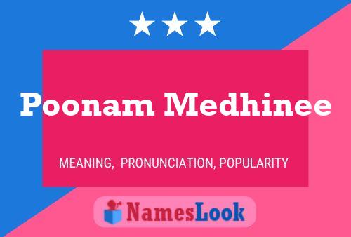 Poonam Medhinee Name Poster