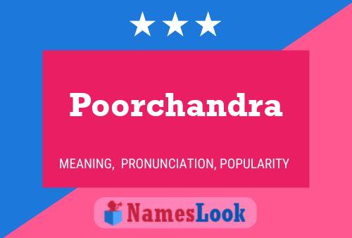 Poorchandra Name Poster