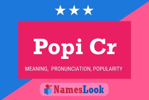 Popi Cr Name Poster