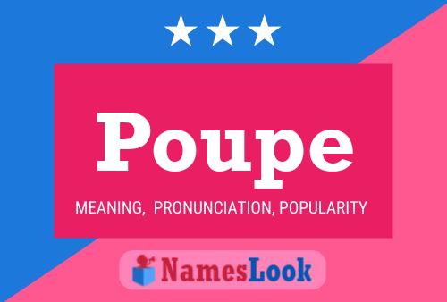 Poupe Name Poster