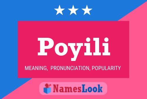 Poyili Name Poster