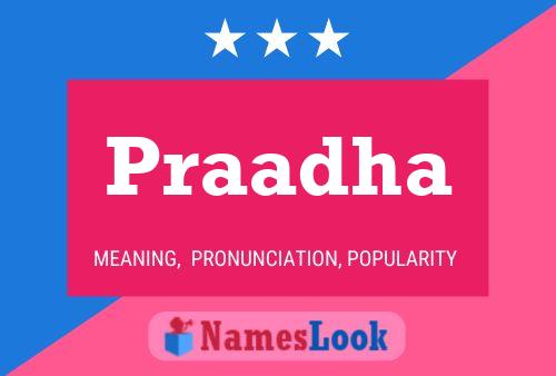 Praadha Name Poster