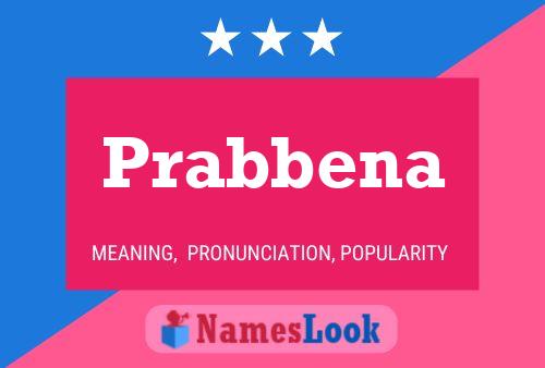 Prabbena Name Poster