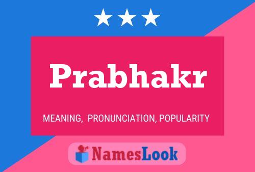 Prabhakr Name Poster