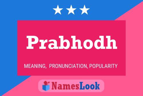 Prabhodh Name Poster