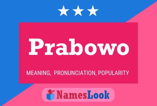 Prabowo Name Poster