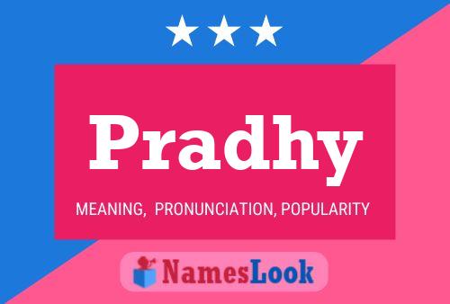 Pradhy Name Poster