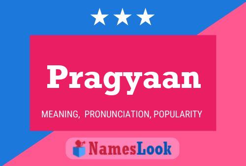 Pragyaan Name Poster