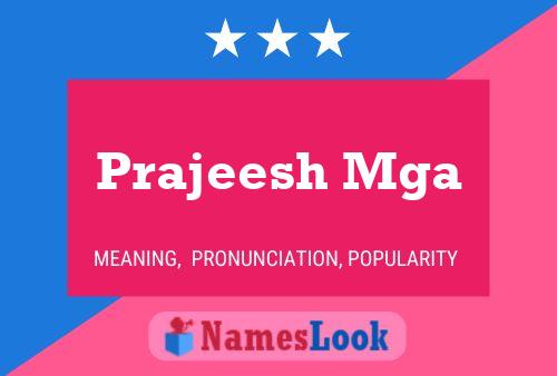 Prajeesh Mga Name Poster