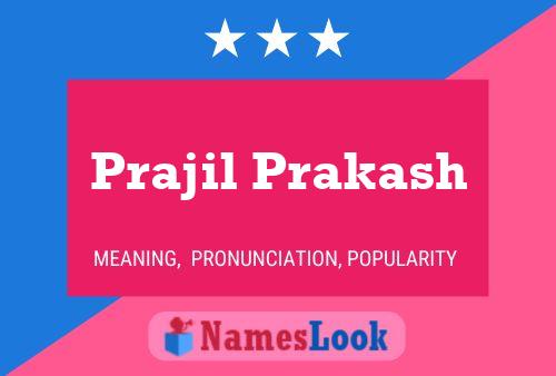 Prajil Prakash Name Poster