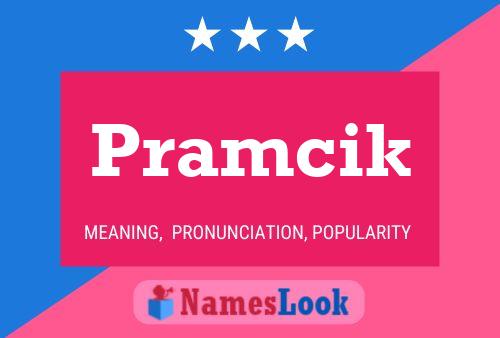 Pramcik Name Poster