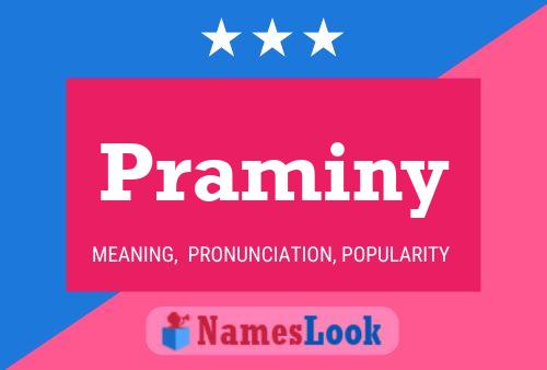 Praminy Name Poster