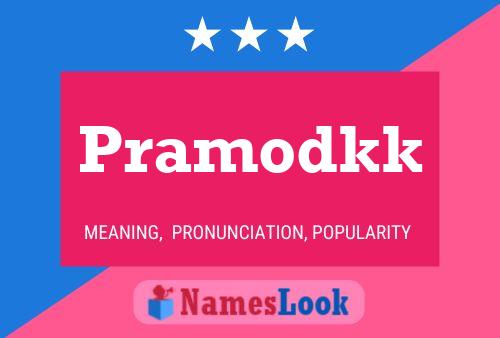 Pramodkk Name Poster