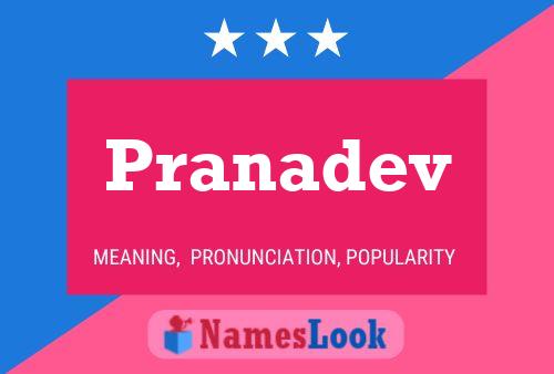 Pranadev Name Poster