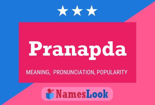 Pranapda Name Poster