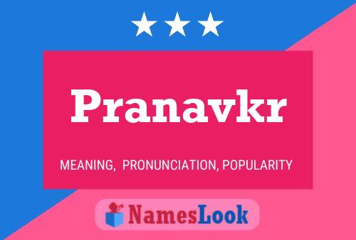 Pranavkr Name Poster