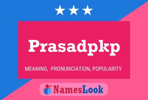 Prasadpkp Name Poster