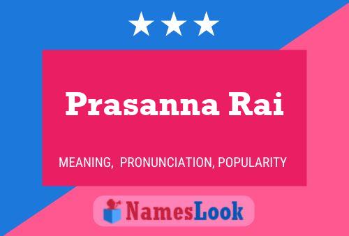 Prasanna Rai Name Poster