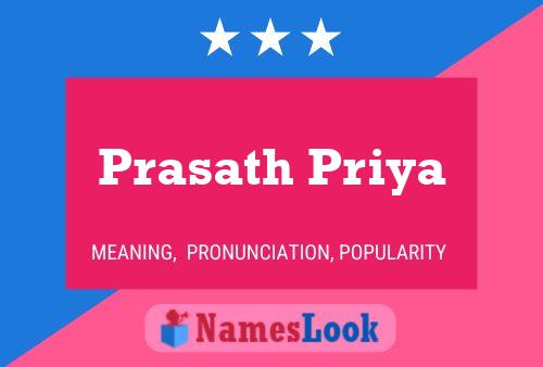 Prasath Priya Name Poster