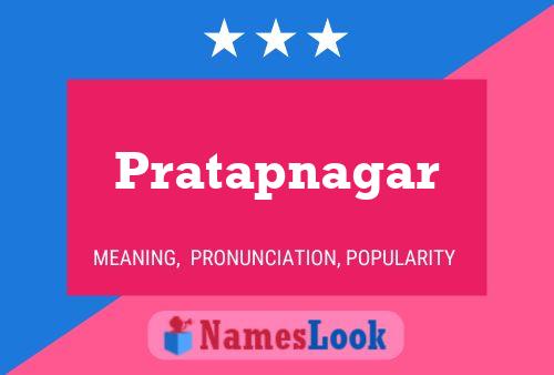 Pratapnagar Name Poster