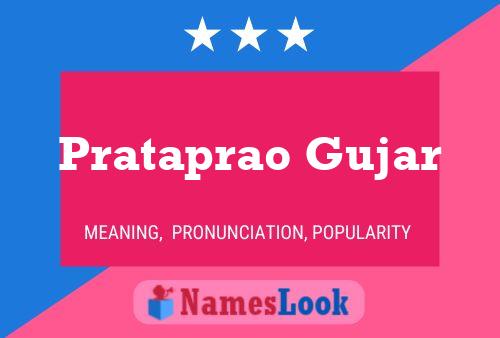 Prataprao Gujar Name Poster