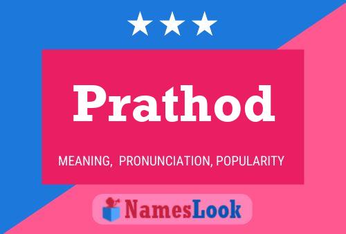 Prathod Name Poster