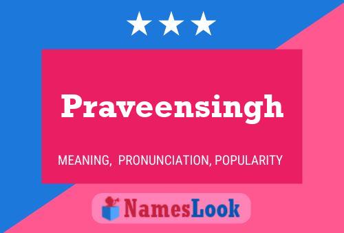 Praveensingh Name Poster