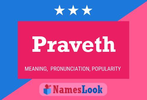 Praveth Name Poster