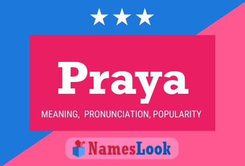 Praya Name Poster